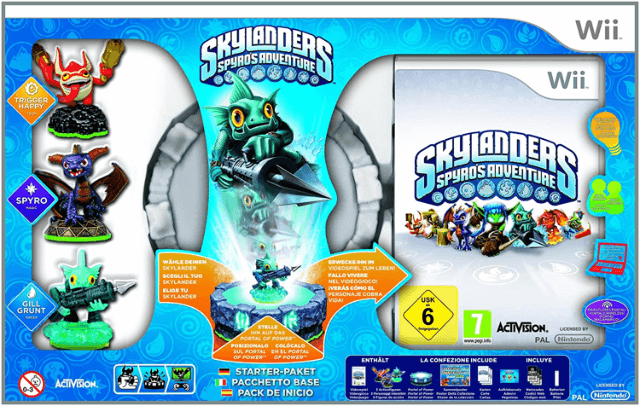 Skylanders: Giants Booster Pack box art for Wii
